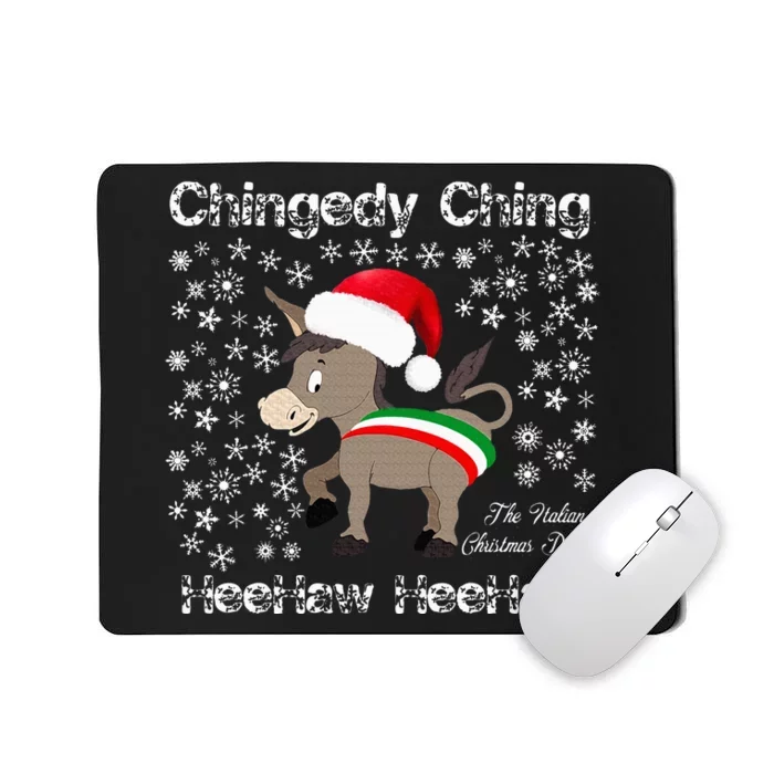 Dominick The Christmas Donkey Italian Christmas Donkey Mousepad