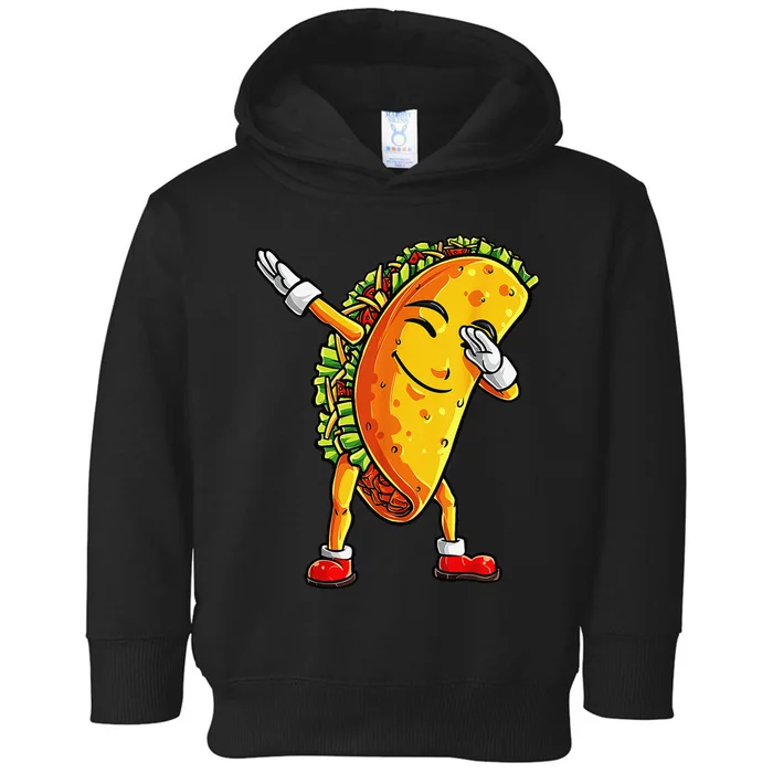 Dabbing Taco Cinco de Mayo Funny Dab Dance Mexican Toddler Hoodie