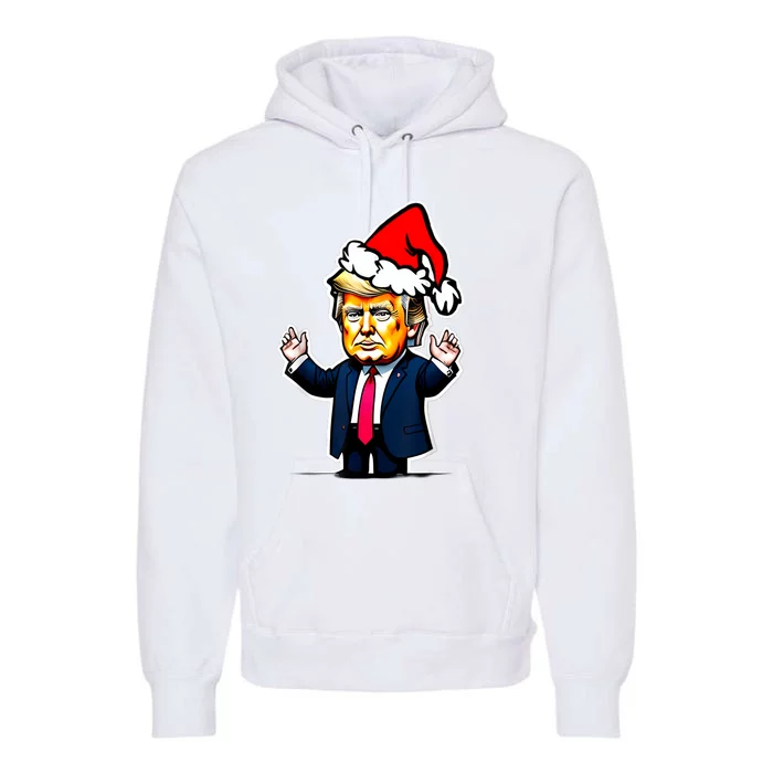 Donald Trump Christmas For Dads & Women Christmas Trump Premium Hoodie