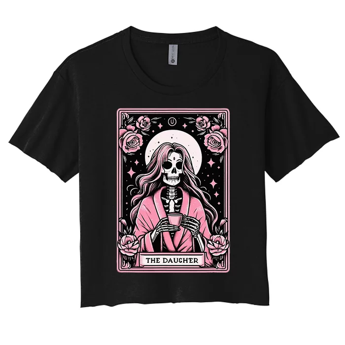 Daughter Tarot Card The Daughter Women's Crop Top Tee