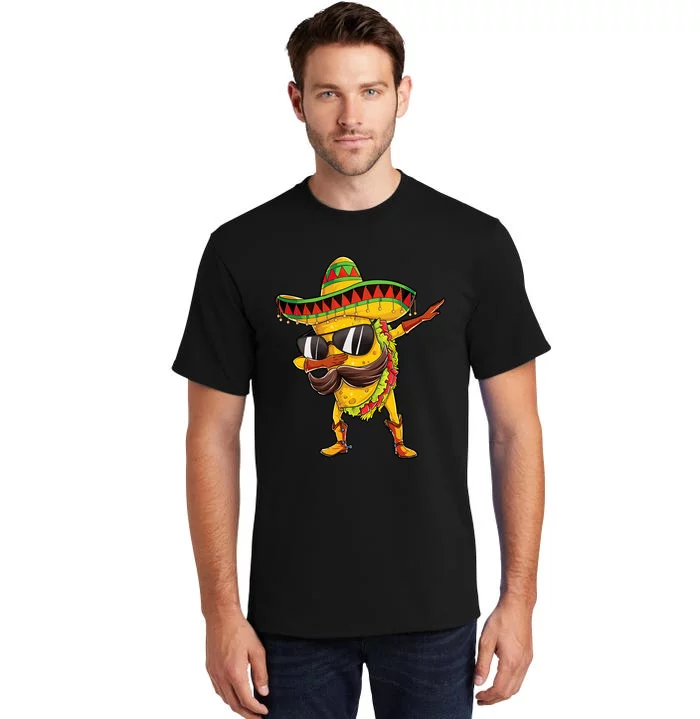 Dabbing Taco Cinco De Mayo Mexican Food Sombrero Tall T-Shirt