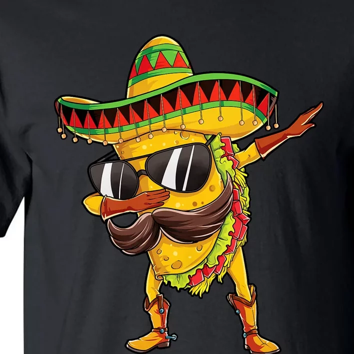 Dabbing Taco Cinco De Mayo Mexican Food Sombrero Tall T-Shirt