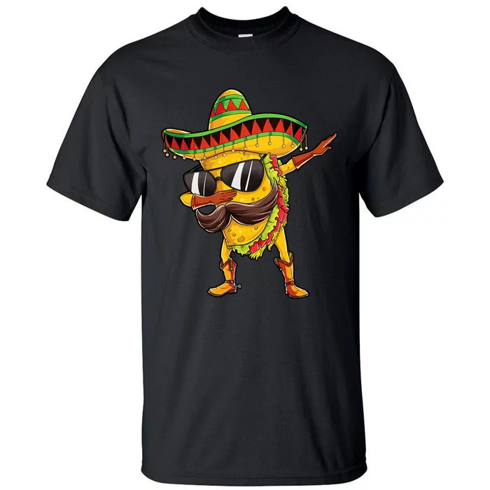 Dabbing Taco Cinco De Mayo Mexican Food Sombrero Tall T-Shirt