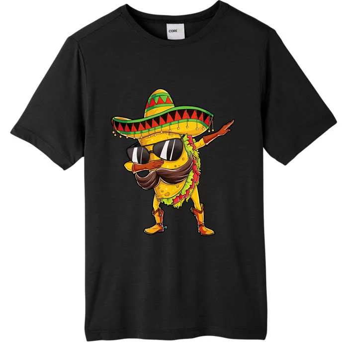 Dabbing Taco Cinco De Mayo Mexican Food Sombrero ChromaSoft Performance T-Shirt