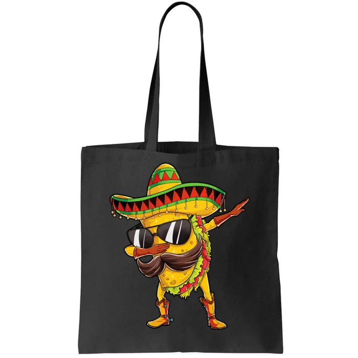 Dabbing Taco Cinco De Mayo Mexican Food Sombrero Tote Bag