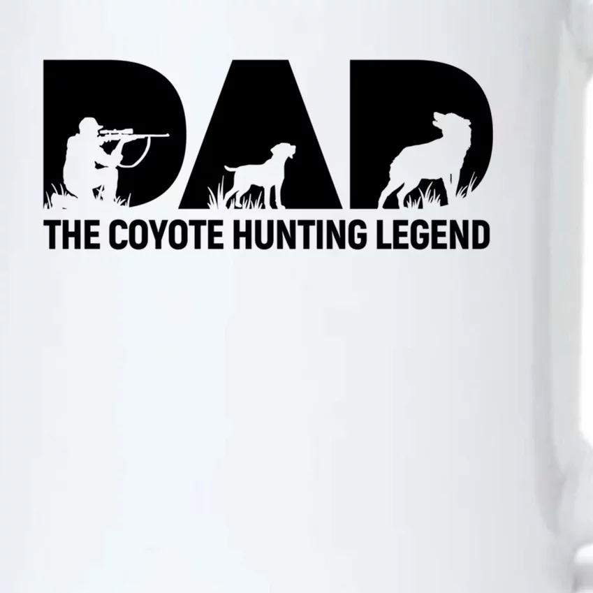 Dad The Coyote Hunting Legend Gift Black Color Changing Mug