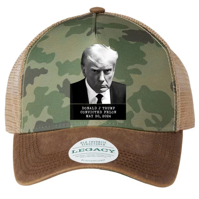 Donald Trump Convicted Felon 2024 Legacy Tie Dye Trucker Hat