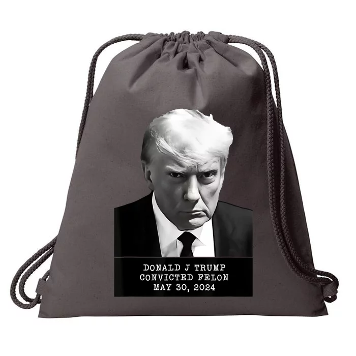 Donald Trump Convicted Felon 2024 Drawstring Bag