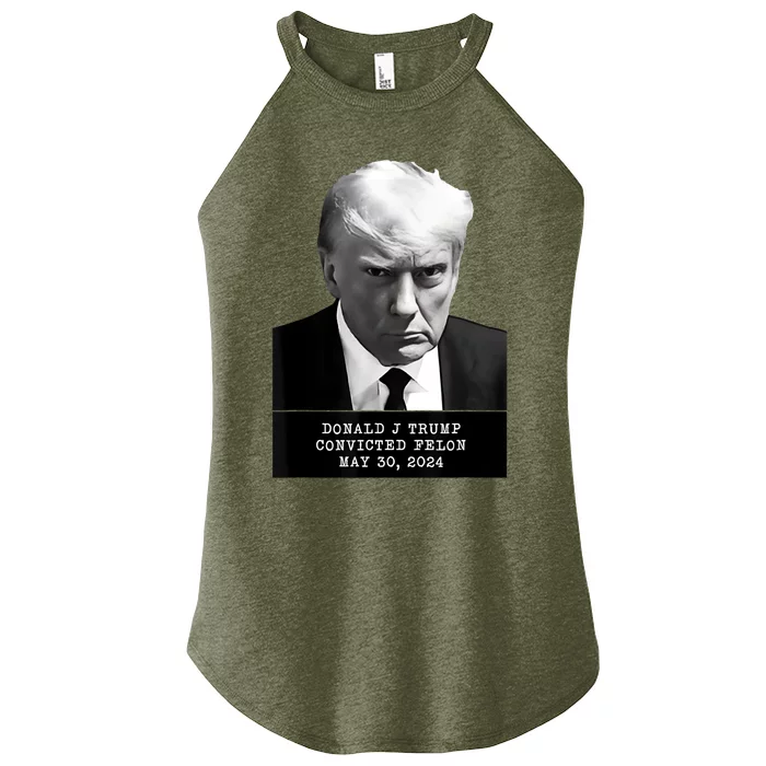 Donald Trump Convicted Felon 2024 Women’s Perfect Tri Rocker Tank