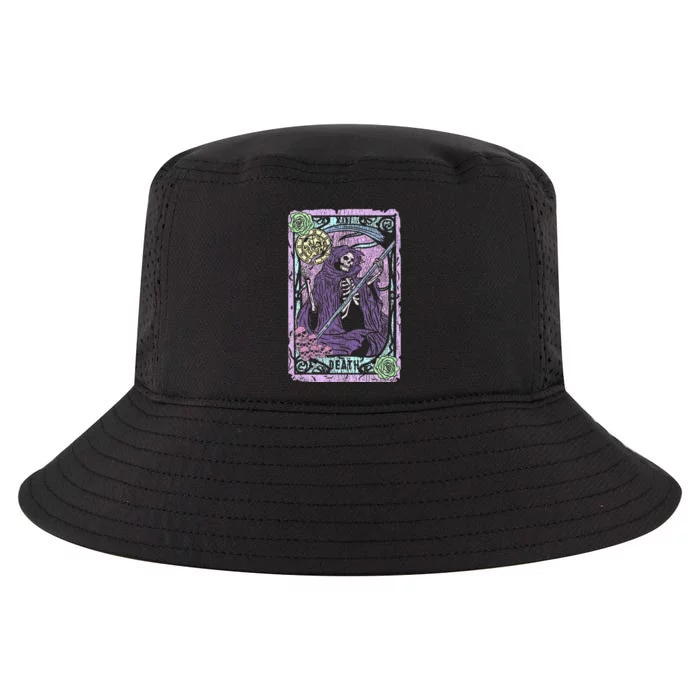 Death Tarot Card Witchcraft Occult Pastel Goth Reaper Cool Comfort Performance Bucket Hat