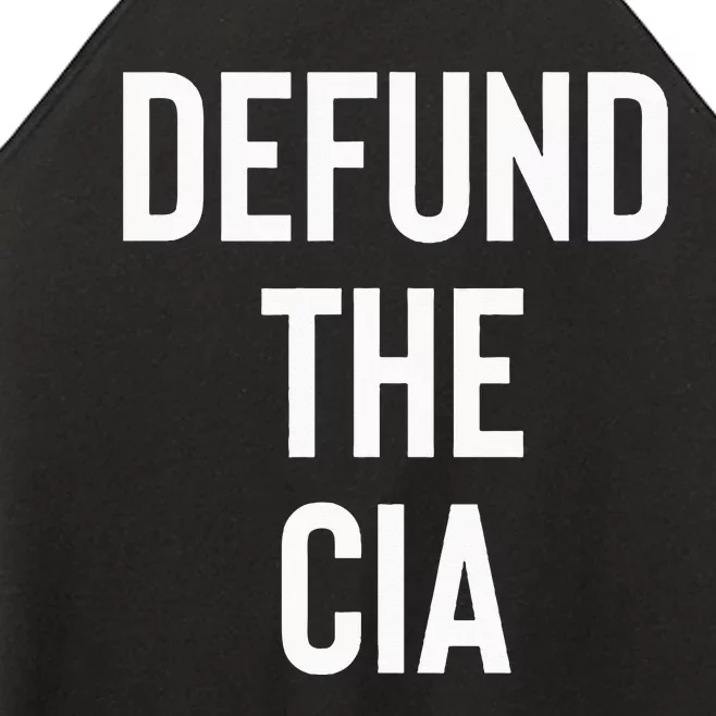 Defund The CIA Central Intelligence Agency Politics Women’s Perfect Tri Rocker Tank