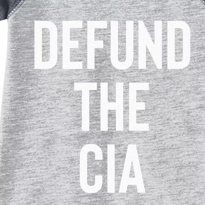 Defund The CIA Central Intelligence Agency Politics Infant Baby Jersey Bodysuit