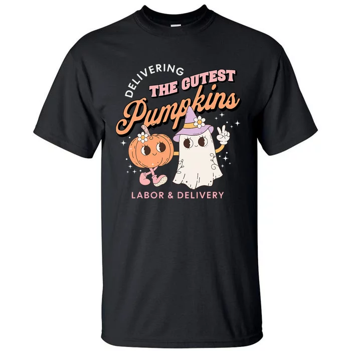 Delivering The Cutest Pumpkins Labor & Delivery Halloween Tall T-Shirt