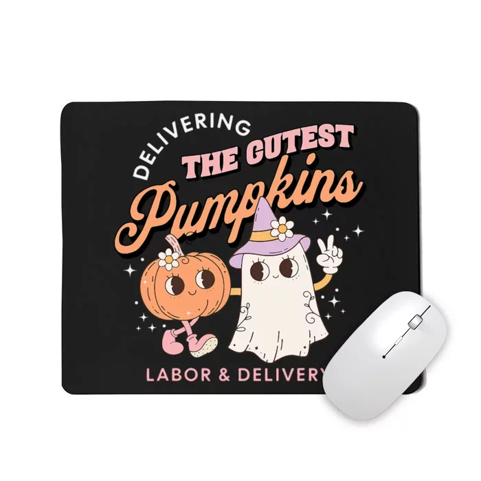 Delivering The Cutest Pumpkins Labor & Delivery Halloween Mousepad