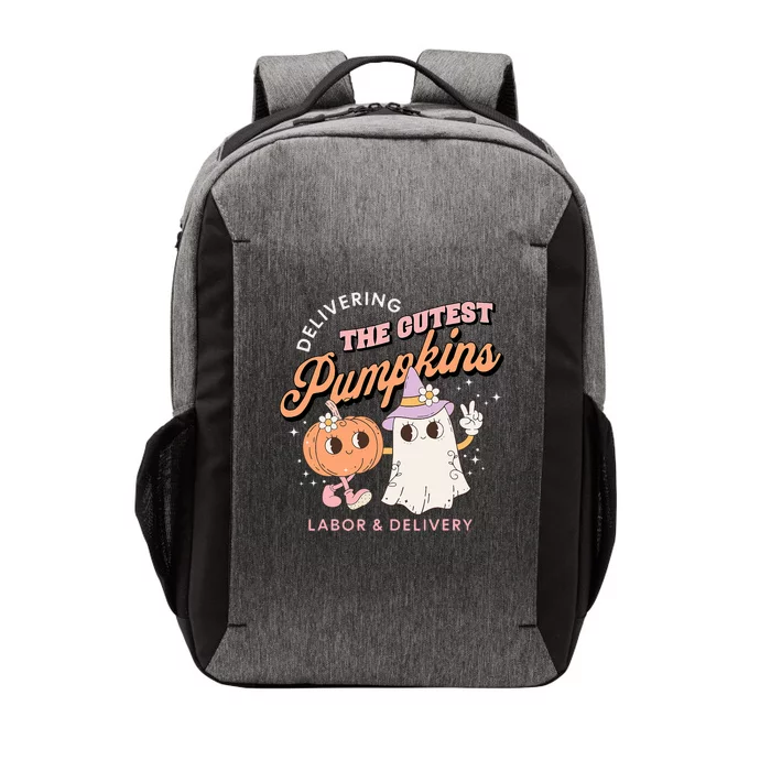 Delivering The Cutest Pumpkins Labor & Delivery Halloween Vector Backpack