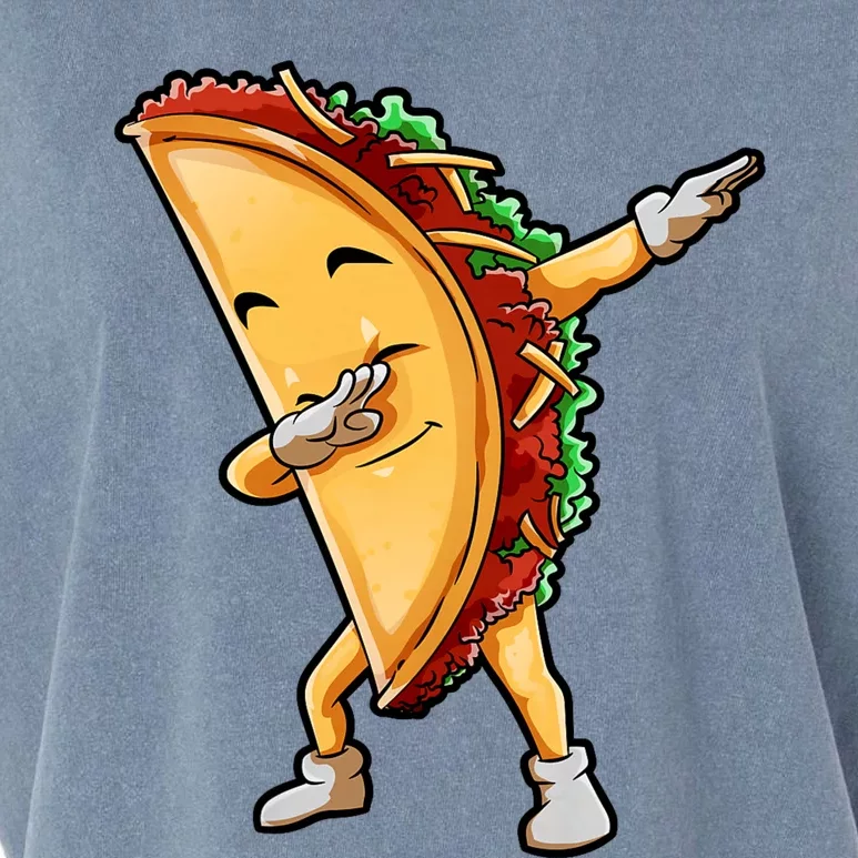 Dabbing Taco Cinco De Mayo Funny Mexican Food Dab Garment-Dyed Women's Muscle Tee