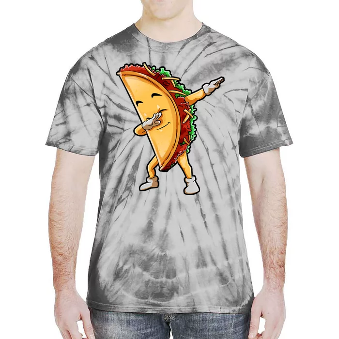 Dabbing Taco Cinco De Mayo Funny Mexican Food Dab Tie-Dye T-Shirt