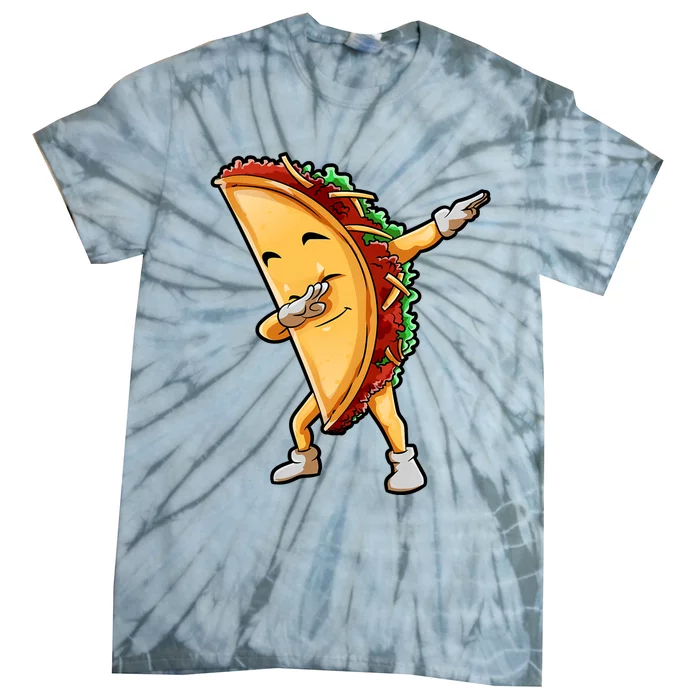 Dabbing Taco Cinco De Mayo Funny Mexican Food Dab Tie-Dye T-Shirt