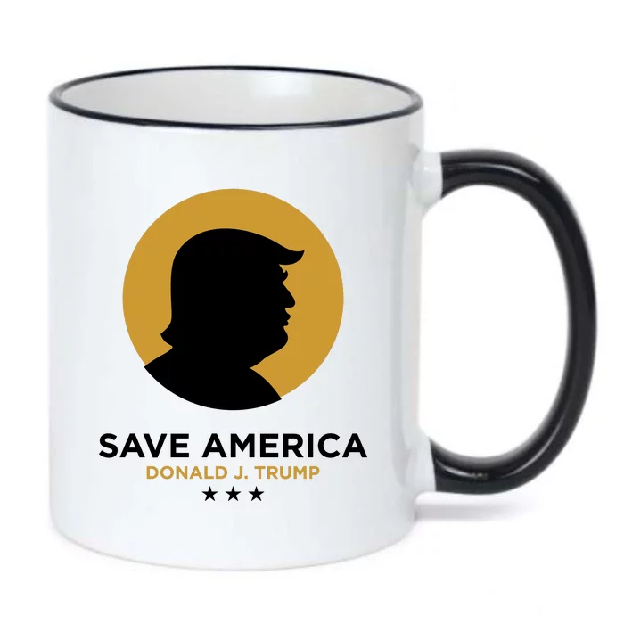 Donald Trump Classy Save America Black Color Changing Mug