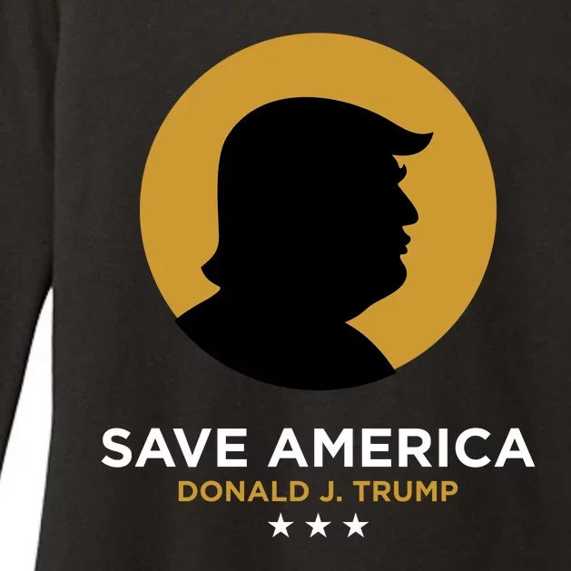 Donald Trump Classy Save America Womens CVC Long Sleeve Shirt