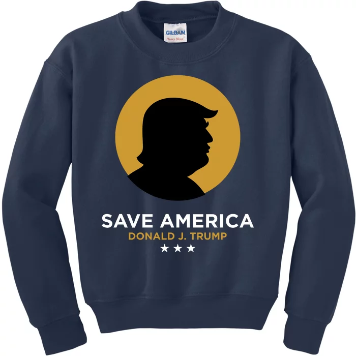 Donald Trump Classy Save America Kids Sweatshirt