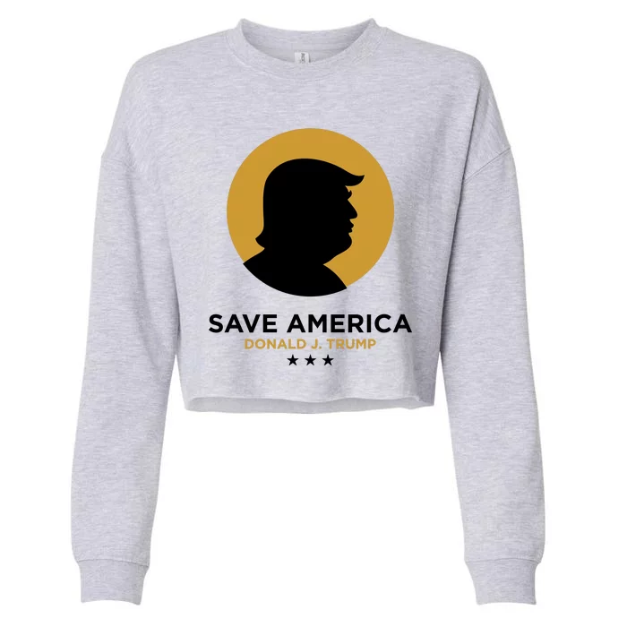 Donald Trump Classy Save America Cropped Pullover Crew