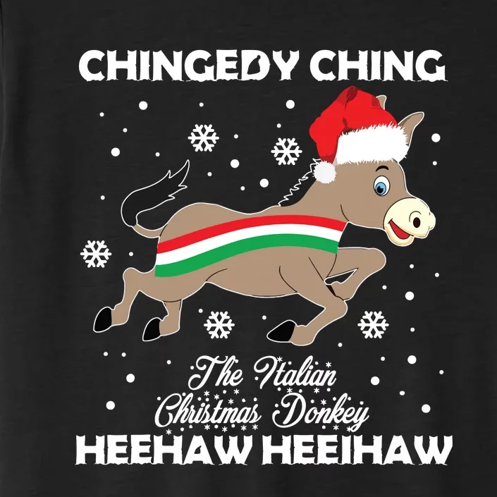 Dominick The Christmas Donkey Italian Donkey ChromaSoft Performance T-Shirt