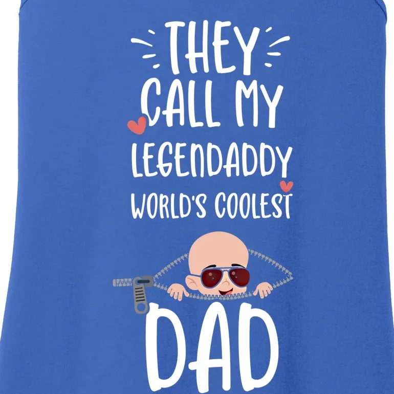 Dad: They Call My Legendaddy Worlds Coolest Da Pregnancy Great Gift Ladies Essential Tank