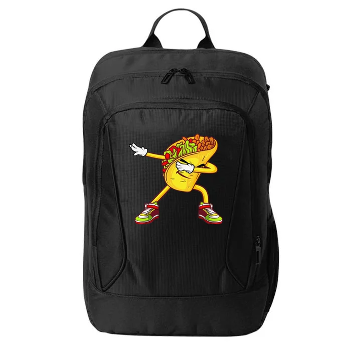 Dabbing Taco Cinco De Mayo Funny Mexican Food Dab City Backpack