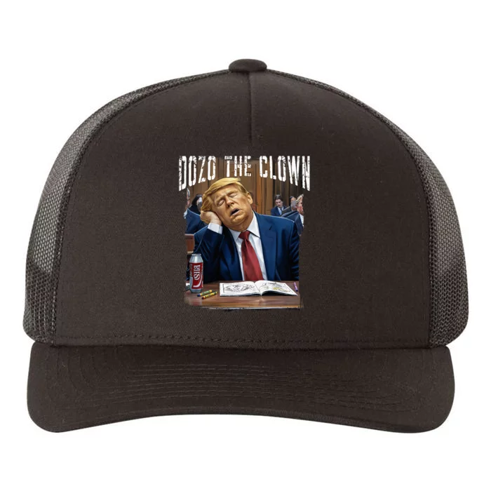 Dozo The Clown Donald Trump Sleeping At Trial Yupoong Adult 5-Panel Trucker Hat