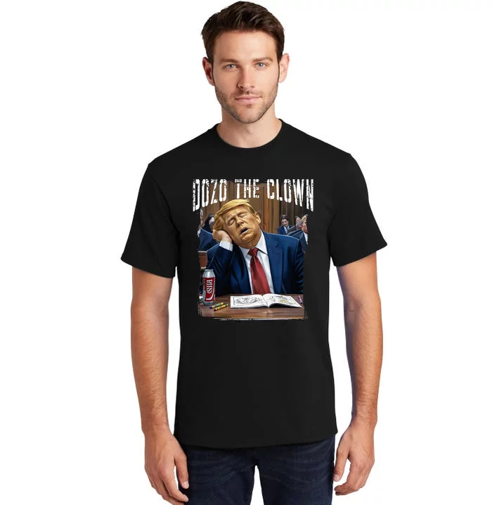 Dozo The Clown Donald Trump Sleeping At Trial Tall T-Shirt