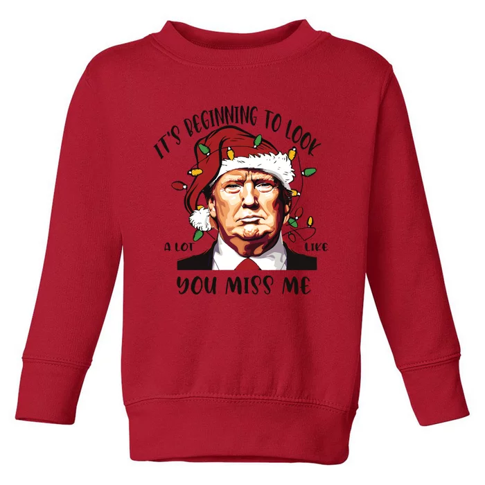 Donald Trump Christmas Toddler Sweatshirt