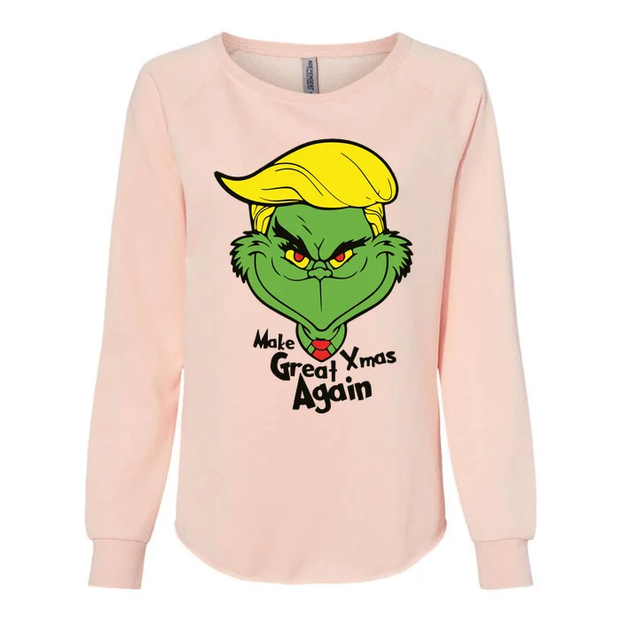 Donald Trump Christmas Womens California Wash Sweatshirt