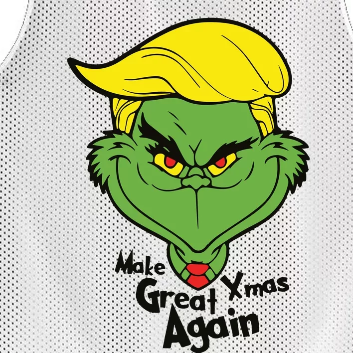 Donald Trump Christmas Mesh Reversible Basketball Jersey Tank