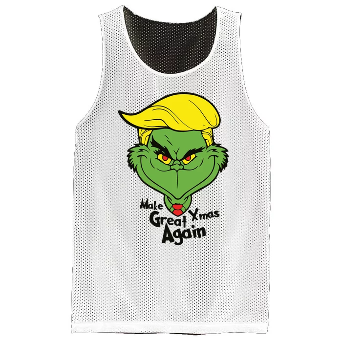 Donald Trump Christmas Mesh Reversible Basketball Jersey Tank