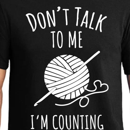 Don't Talk Counting Crochet TShirt Crocheting Gift TShirt Pajama Set