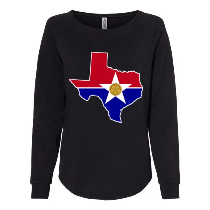 Dallas Texas City Flag Gift Womens California Wash Sweatshirt