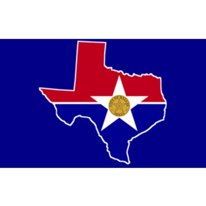 Dallas Texas City Flag Gift Bumper Sticker