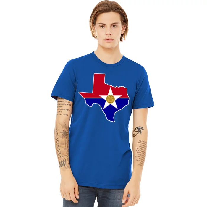 Dallas Texas City Flag Gift Premium T-Shirt