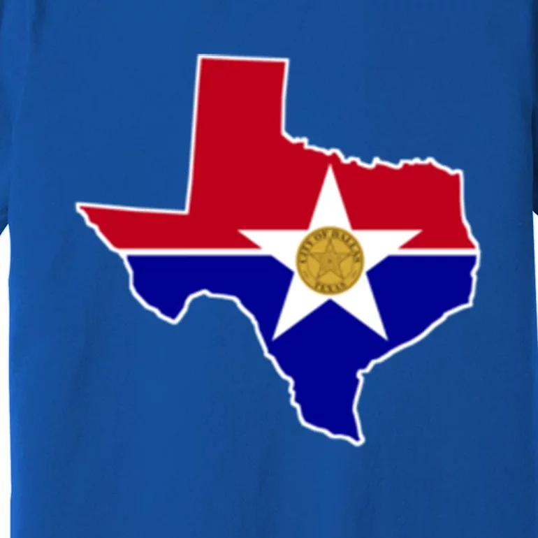 Dallas Texas City Flag Gift Premium T-Shirt