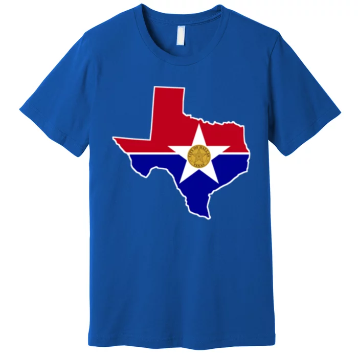 Dallas Texas City Flag Gift Premium T-Shirt