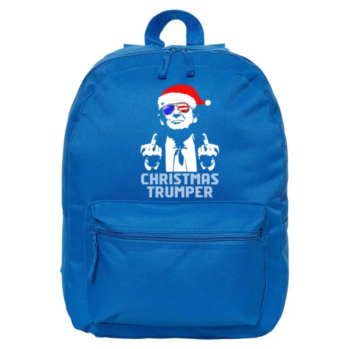 Donald Trump Christmas Trumper Make Christmas Great Again Gift 16 in Basic Backpack