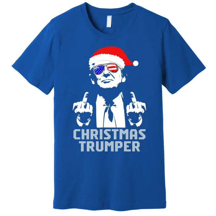 Donald Trump Christmas Trumper Make Christmas Great Again Gift Premium T-Shirt