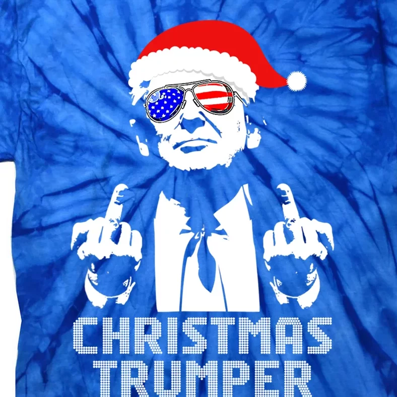 Donald Trump Christmas Trumper Make Christmas Great Again Gift Tie-Dye T-Shirt