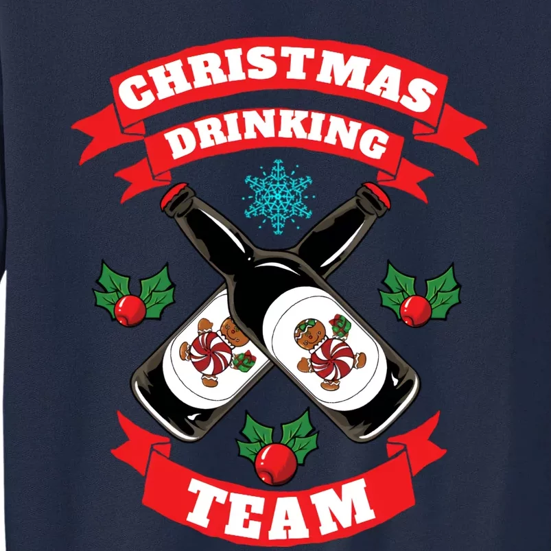 Drinking Team Chirstmas Tall Sweatshirt