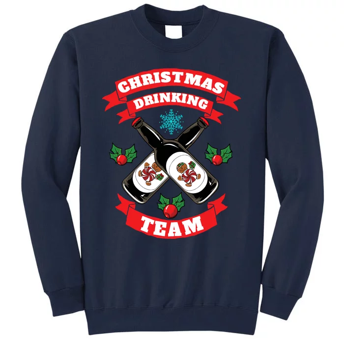 Drinking Team Chirstmas Tall Sweatshirt