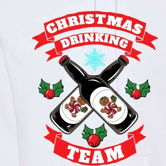 Drinking Team Chirstmas Premium Hoodie