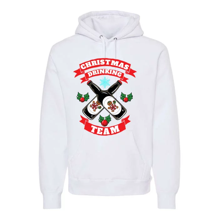 Drinking Team Chirstmas Premium Hoodie