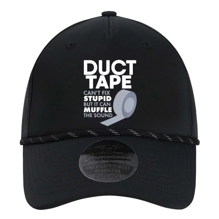 Duct Tape Can't Fix Stupid But Can Muffle The Sound Performance The Dyno Cap