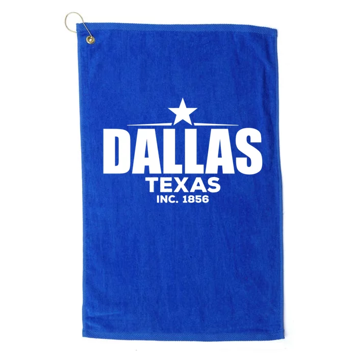 Dallas Texas Cute Gift Platinum Collection Golf Towel